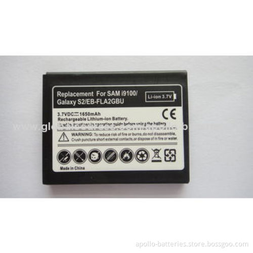 Mobile Phone Battery with 1650mAh Capacity, Compatible with SAM GT-i9100/Galaxy S2